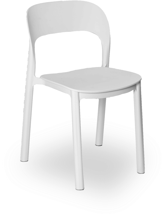 Silla Ona Blanca - Chair Clipart (860x1115), Png Download