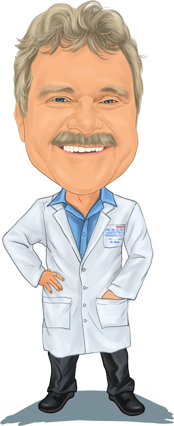 Dr Stas Cartoon - Child Clipart (1364x1929), Png Download