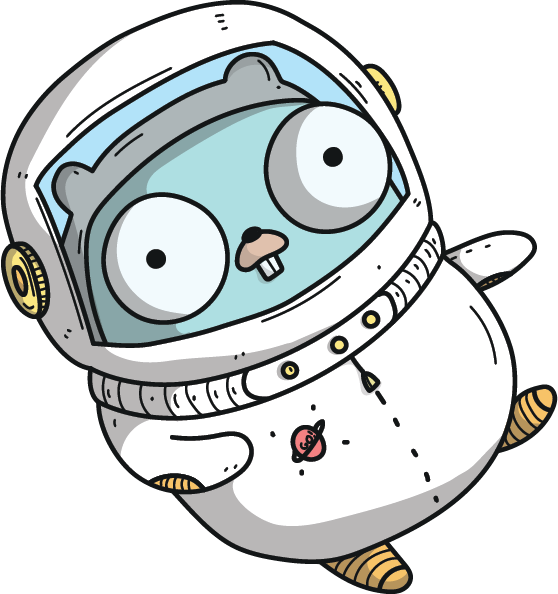 Bluegopher - Gopher Space Clipart (558x594), Png Download