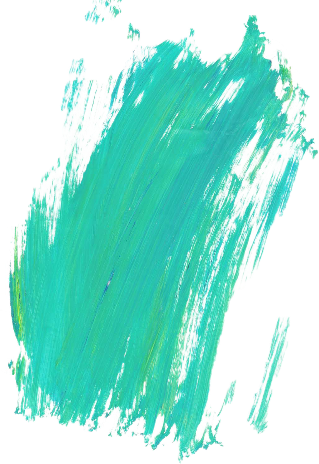 #blue #green #stroke #ink #stain #paint #freetoedit - Brush Stroke Painting Png Clipart (1024x1489), Png Download