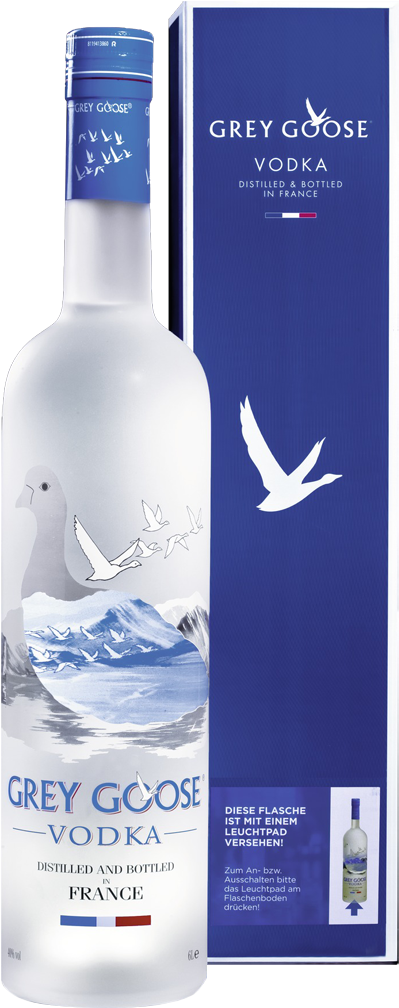 Grey Goose Vodka 40% 6,0l - Vodka Clipart (634x1150), Png Download