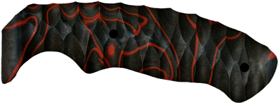 Lava Flow Velare Diamondback - Knife Clipart (800x536), Png Download