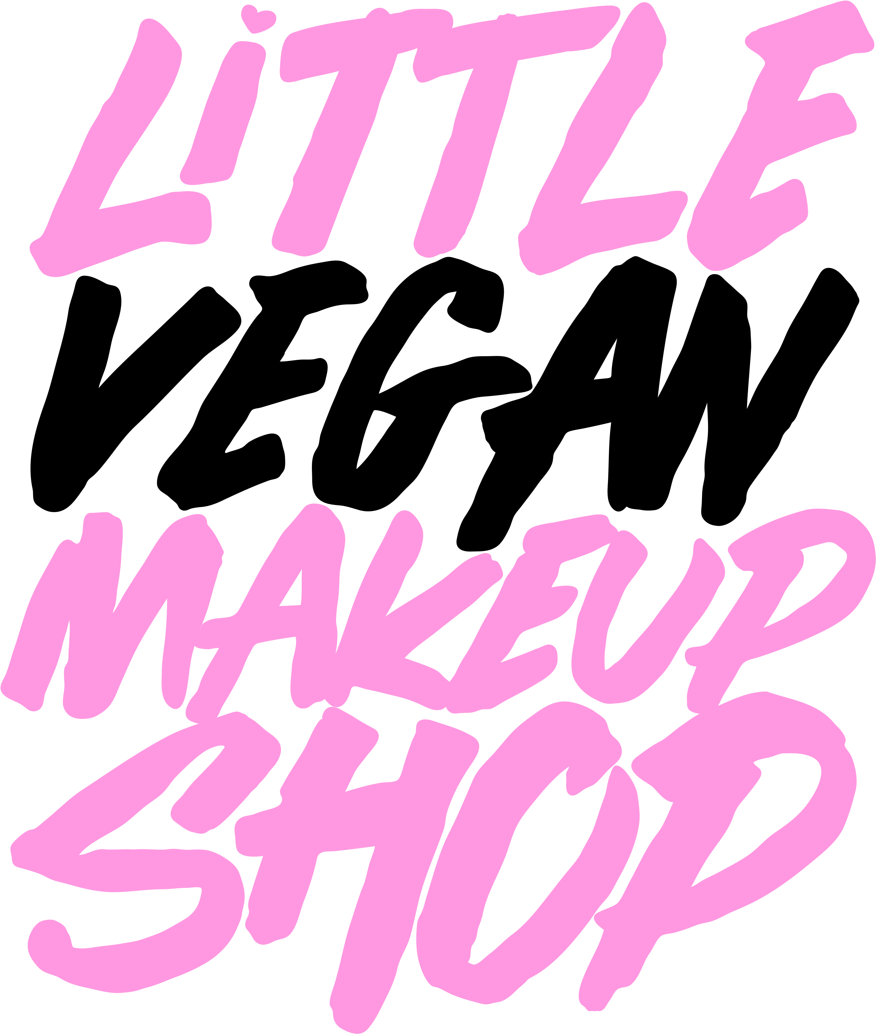 Little Vegan Makeup Shop - Poster Clipart (2992x3533), Png Download