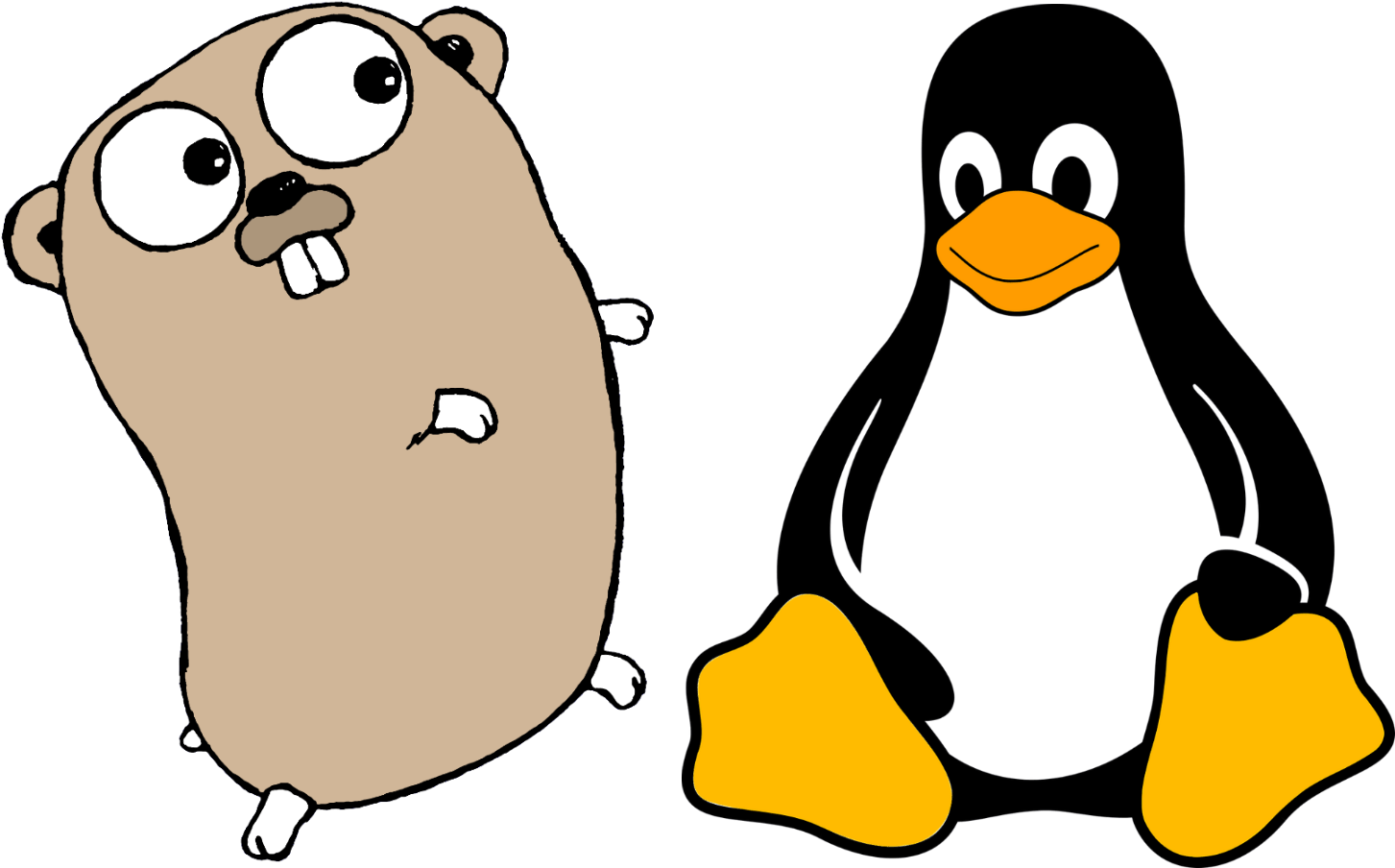 Linux Penguin Transparent Background Clipart (1500x1000), Png Download