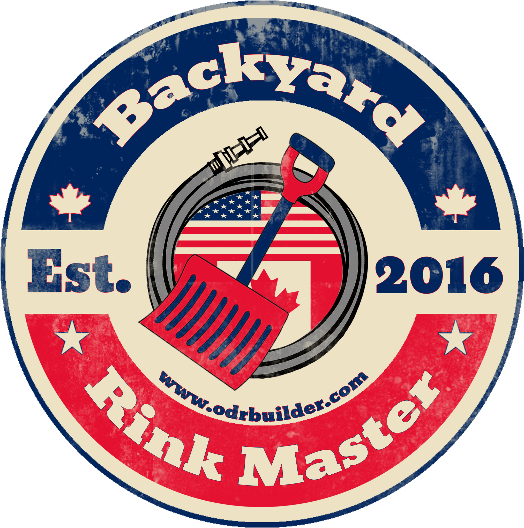 Backyard Rink Master 3″x3″ Sticker - Circle Clipart (2083x2083), Png Download