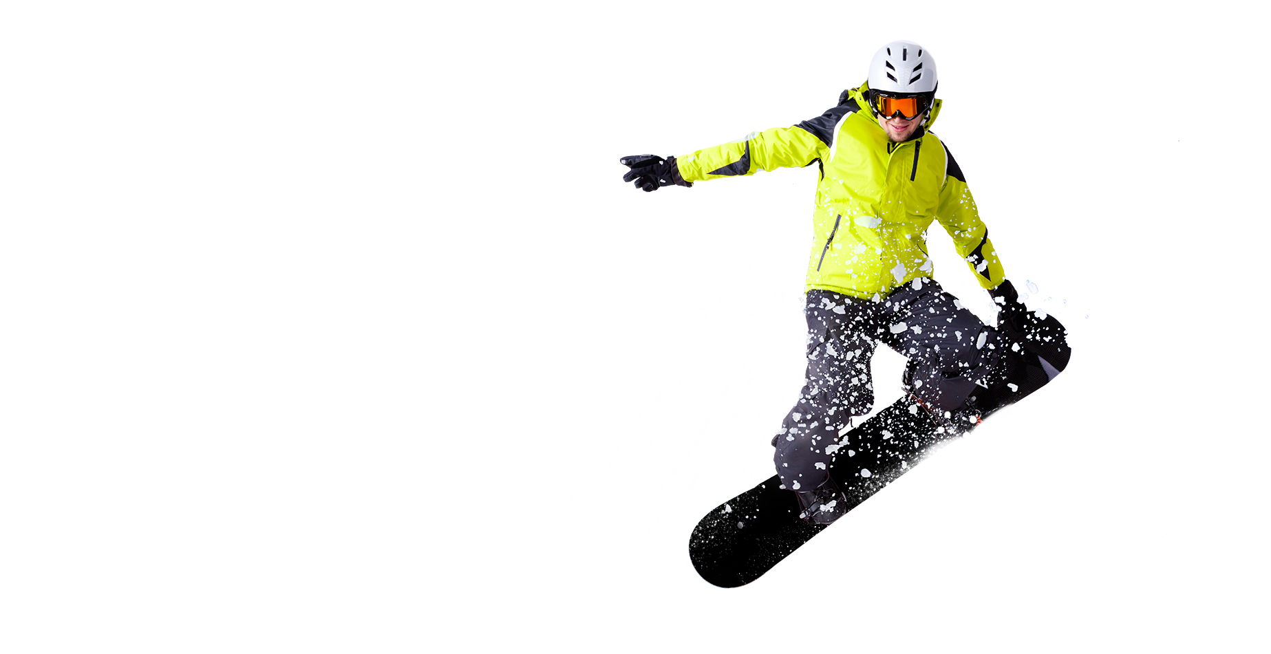 Ski & Snowboard School Wordpress Theme - Snowboarding Png Clipart (1847x951), Png Download