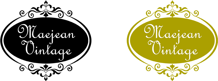 Logo Design By Saulogchito For Maejean Vintage - Calligraphy Clipart (1200x1000), Png Download