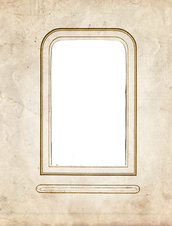 Background Vintage Historical Frame Border - Door Clipart (549x720), Png Download