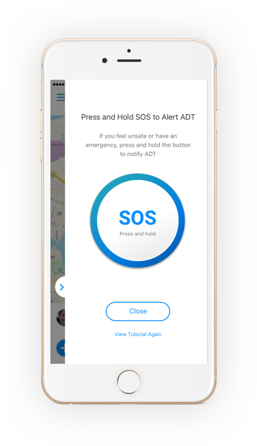 Adt Go Sos Emergency Response - Iphone Clipart (510x884), Png Download