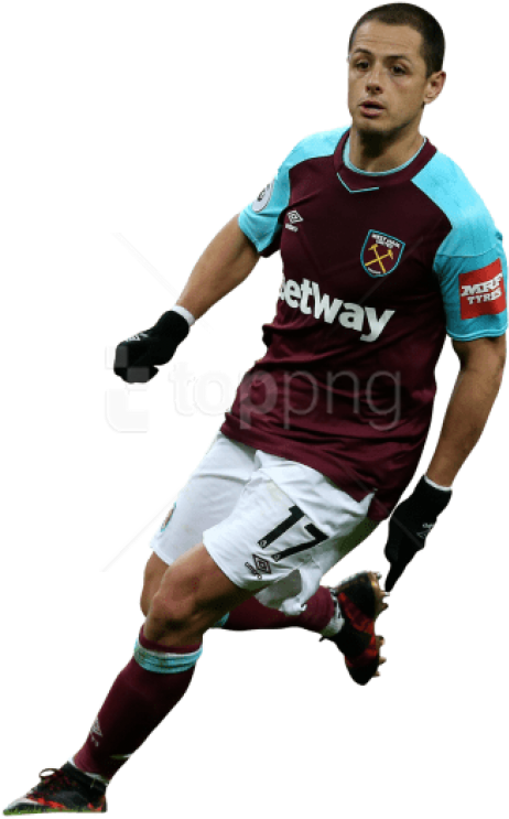 Download Javier “chicharito” Hernandez Png Images Background - Javier Hernandez West Ham Png Clipart (480x765), Png Download