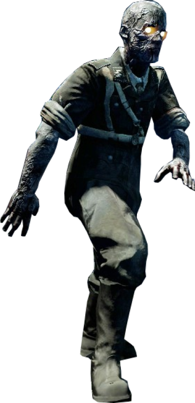 Nazi Zombies Png - Call Of Duty Zombie Png Clipart (400x824), Png Download