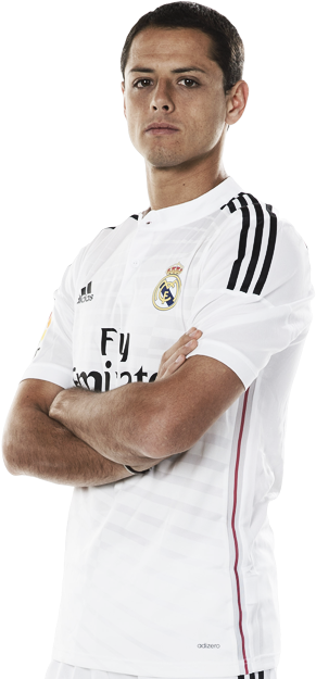 Chicharito Png - Chicharito Real Madrid Png Clipart (550x650), Png Download