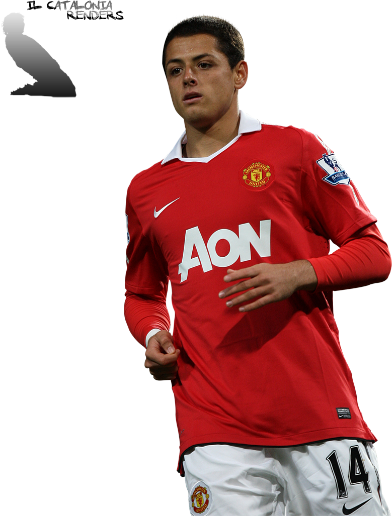Javier "chicharito" Hernández [archivo] - Player Clipart (779x1027), Png Download