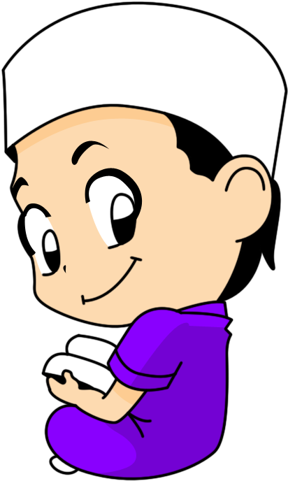 Muslim Boy Cartoon Png - Cute Muslim Boy Cartoon Clipart (500x700), Png Download