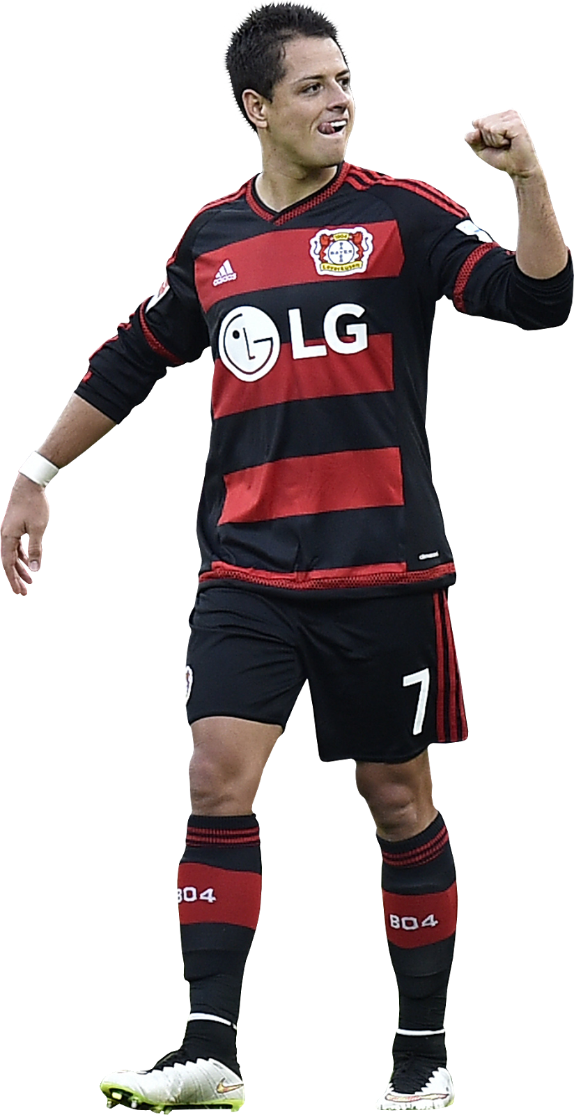 Javier “chicharito” Hernandez Render - Javier Hernandez Png Leverkusen Clipart (824x1600), Png Download