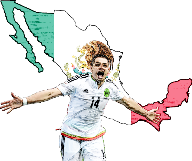 #chicharito #fifaworldcup #russia2018 #mexico - Mexico Clipart (636x636), Png Download