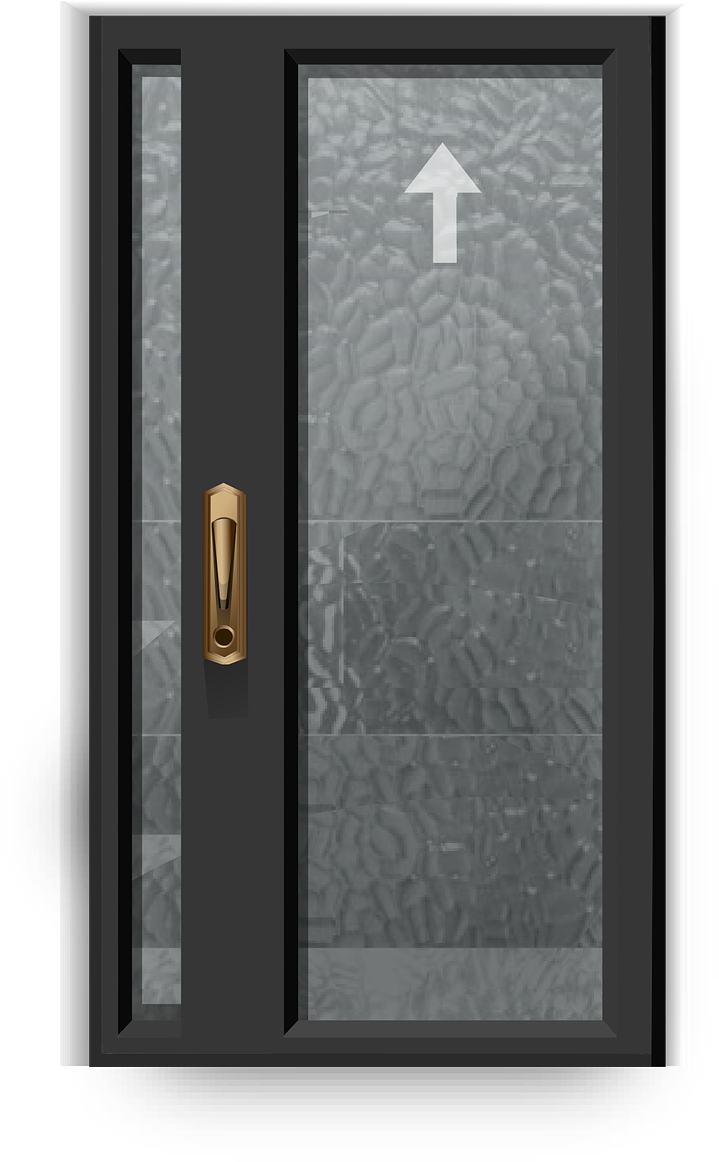 Door Doorway Entry - Home Door Clipart (969x1280), Png Download