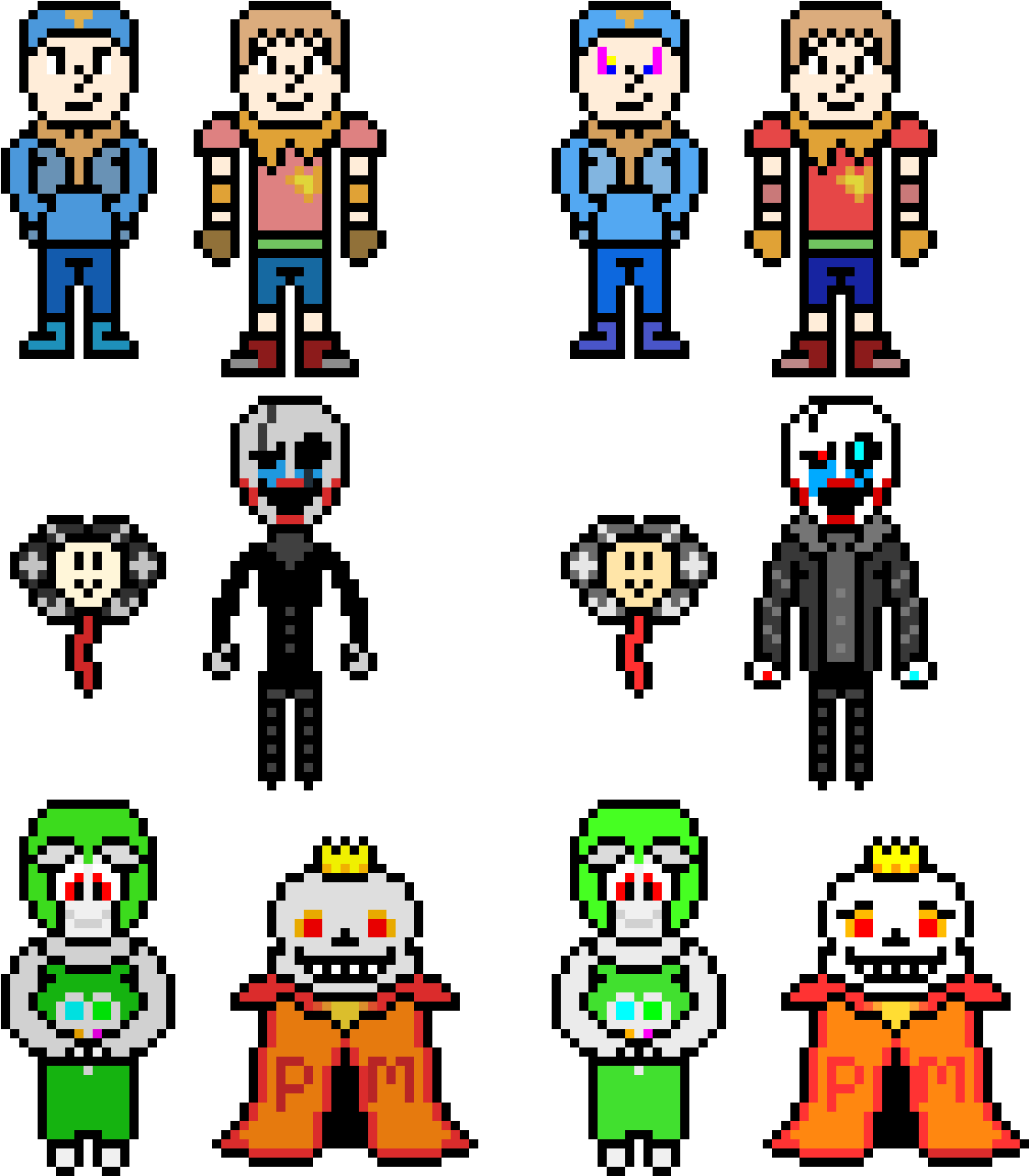 Pixeltale & Glitched Pixels Spoilers For Ones That Clipart (1140x1280), Png Download