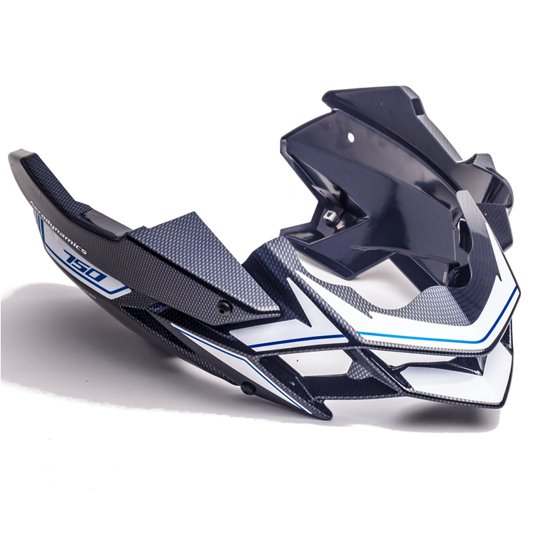Engine Spoilers Puig For Suzuki Gsr 750 - Sabot Moteur Gsr 750 Puig Clipart (750x1000), Png Download
