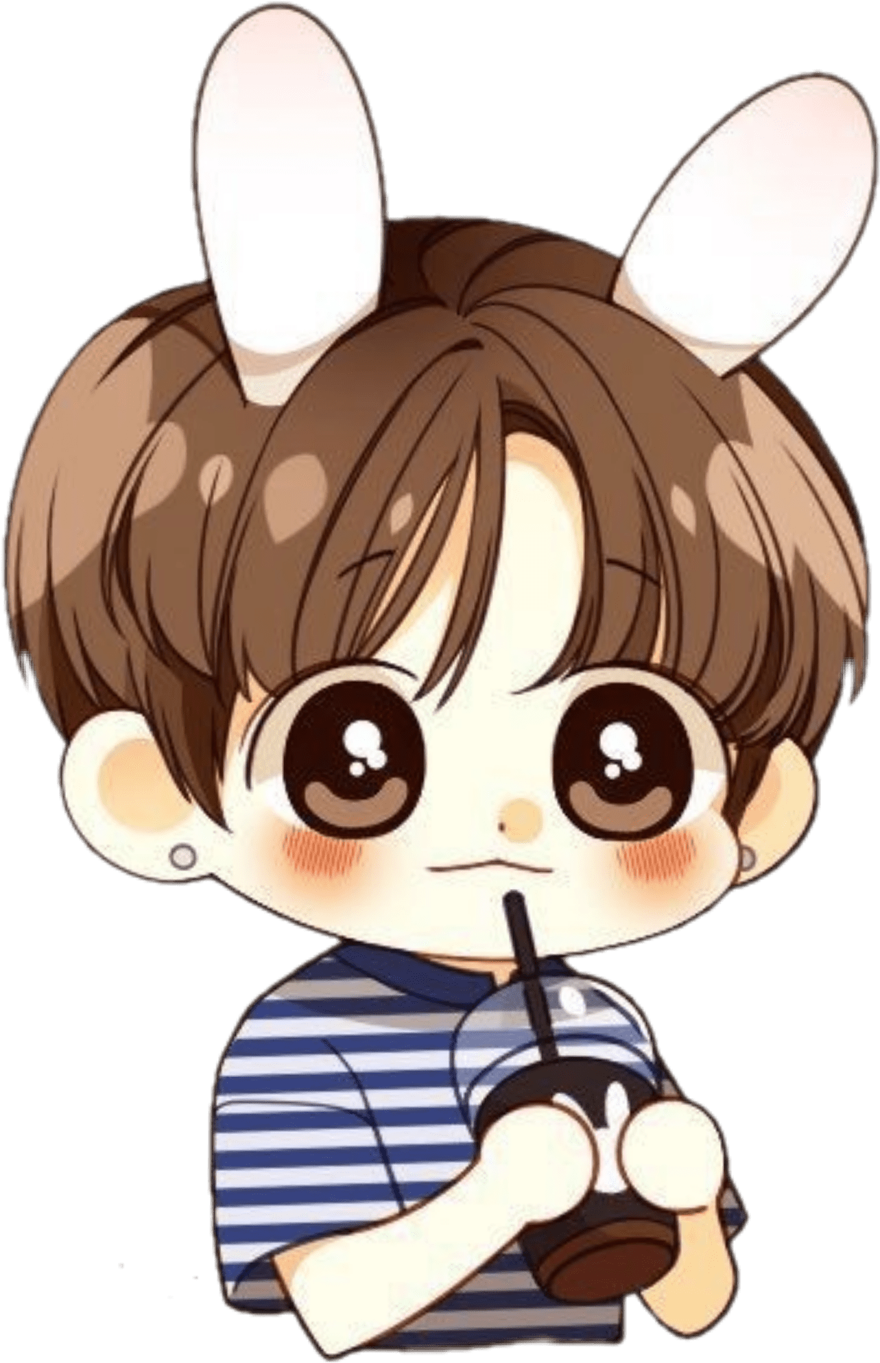 Jungkook Cute Kawaii Bts Chibi - Chibi Bts Clipart (2289x2289), Png Download