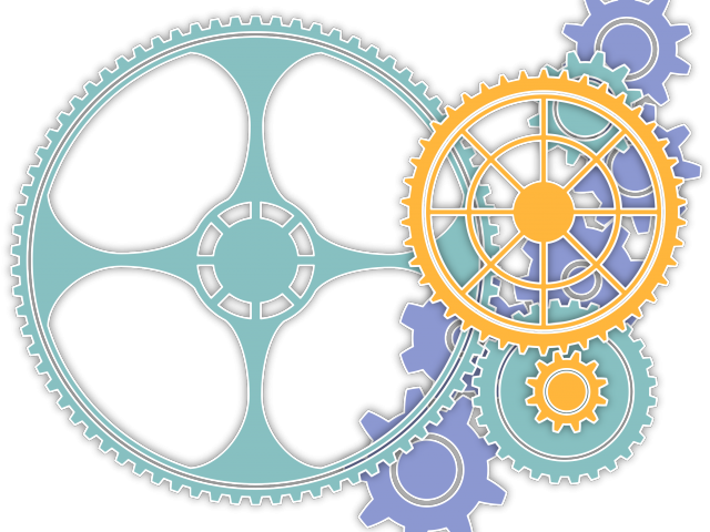 Metal Gear Clipart Colorful Gear - Gears Icon Color Png Transparent Png (640x480), Png Download