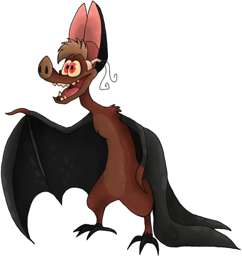 The Spoiler Alert - Ferngully Batty Koda Png Clipart (916x873), Png Download