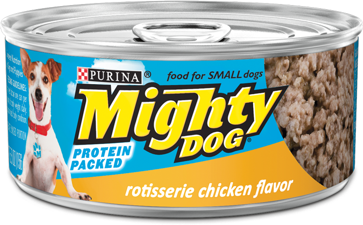 Mighty Dog Rotisserie Chicken Flavor Wet Dog Food - English White Terrier Clipart (800x1000), Png Download