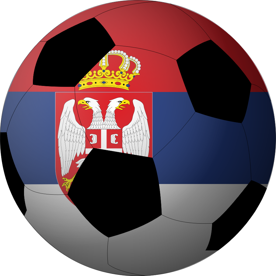 Football Serbia - Serbia Flag Square Clipart (907x906), Png Download