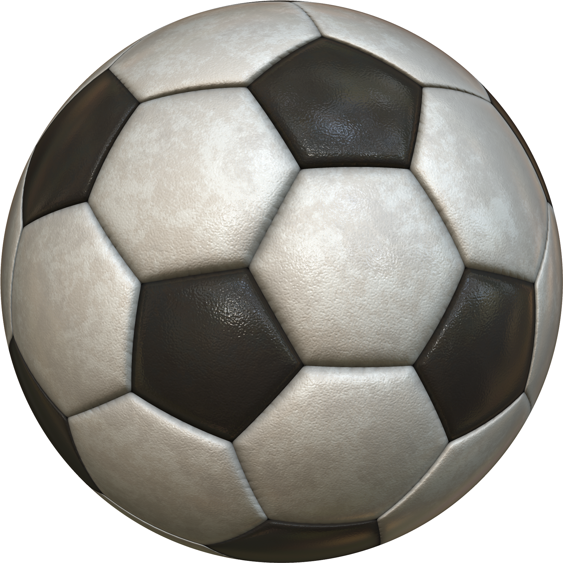 Lil Pyar Lil Pyar Soccer Ball Pouf Black - Public Domain Soccer Clipart (2048x2048), Png Download