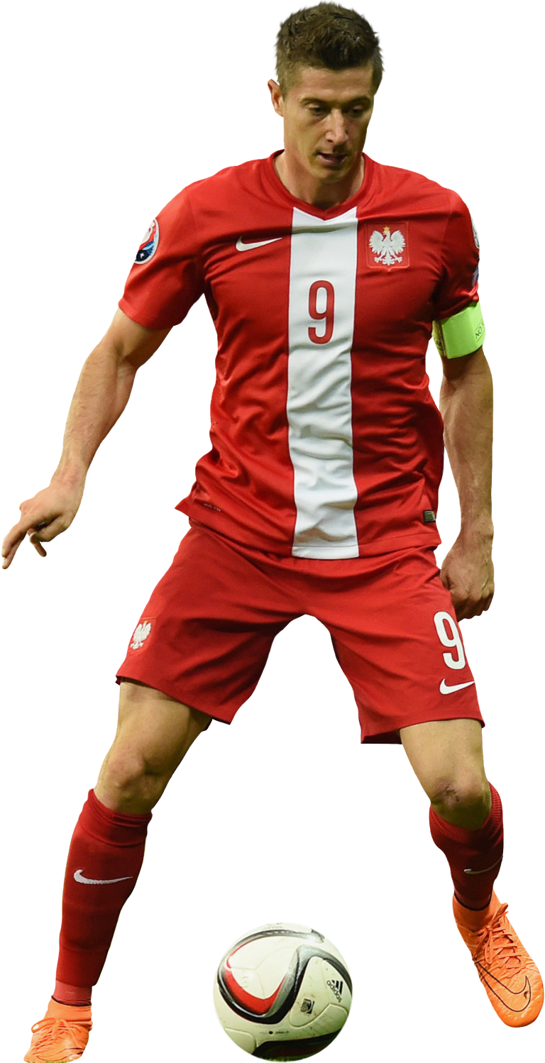 Robert Lewandowski Polonia Png Clipart (768x1498), Png Download