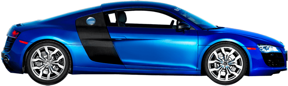 Audi Clipart Fast Car - Lamborghini De Lado Png Transparent Png (1066x295), Png Download