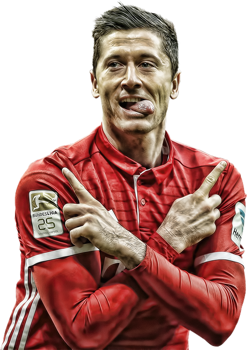 Robert Lewandowski Png Clipart (953x1350), Png Download
