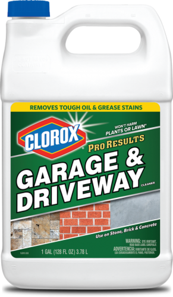 Clorox™ Proresults® Garage & Driveway Cleaner Is A - Clorox Patio & Deck Cleaner Clipart (582x1000), Png Download