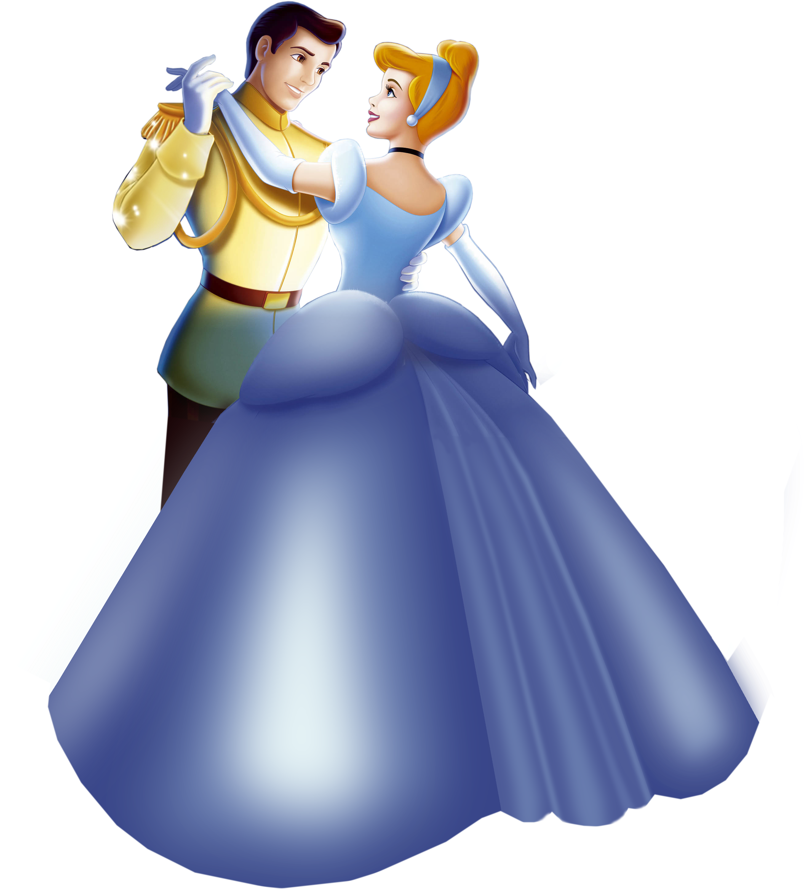 Cinderella And Prince Charming Png Clipart (2911x3356), Png Download
