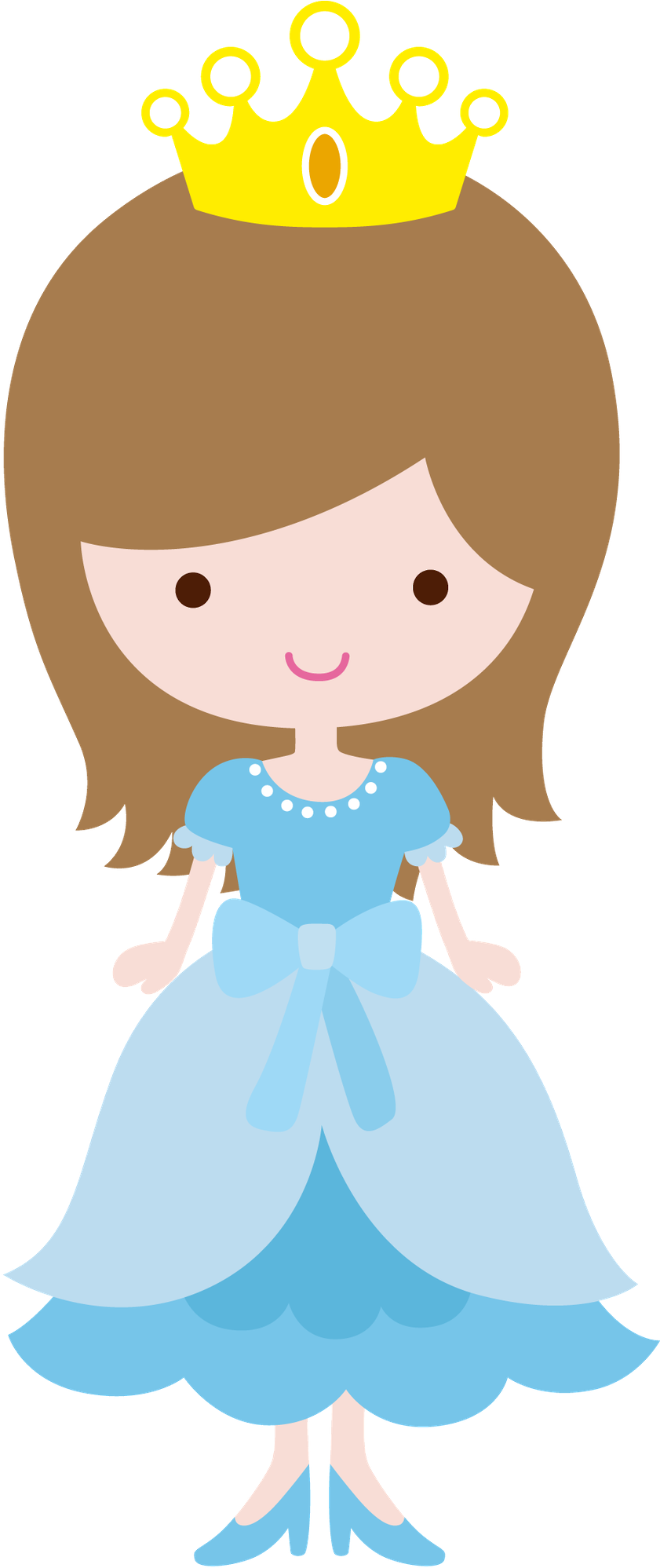 Princess Palace, Princess Castle, Princess Party, Girl - Imagem Desenho Principe E Princesa Clipart (841x1997), Png Download