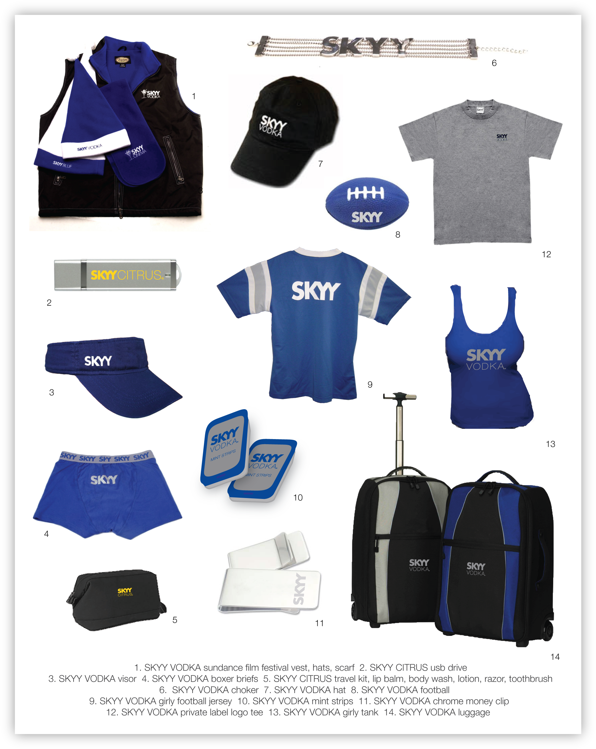 Branded Advertising Products Created For Skyy Vodka - Bag Clipart (2088x2622), Png Download