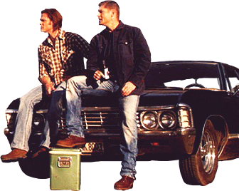 #supernatural #spn #afk #spnfamily #impala #sam #dean - Supernatural Impala Dean Sam Clipart (336x268), Png Download