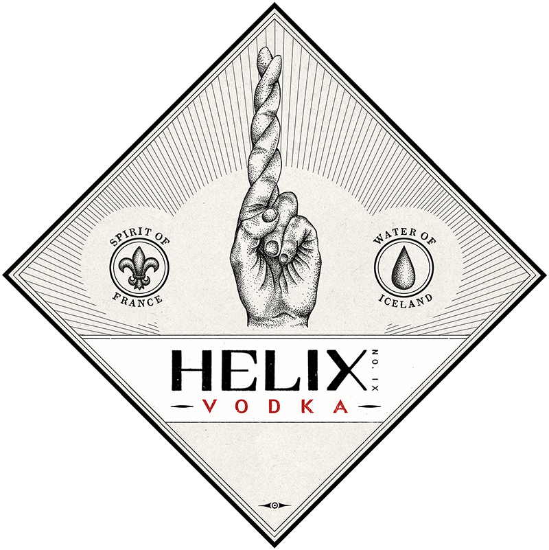 Helix Vodka - " - Helix Vodka Clipart (800x801), Png Download