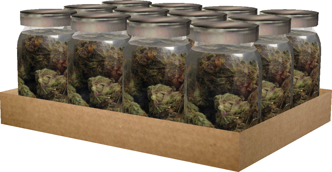 6) Kush Dark Purple - Moss Clipart (1126x584), Png Download