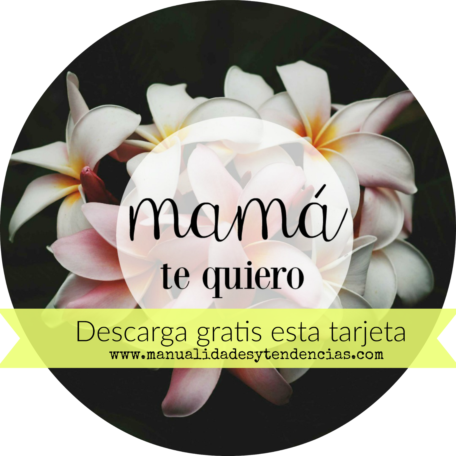Tarjeta Para El Día De La Madre Flores - Dobranoc Dla Niej Clipart (1600x1600), Png Download