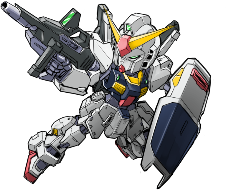 Gundam Art, Gundam Wing, Zeta Gundam, Mecha Anime, - Chibi Zeta Gundam Clipart (800x749), Png Download
