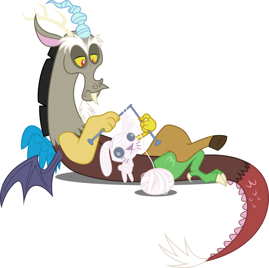 Absurd Res, Angel Bunny, Artist - Mlp Discord Sleeping Clipart (1028x1024), Png Download