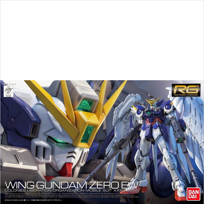 Rg 1/144 Gundam W [017] Xxxg-00w0 Wing Gundam Zero - Rg Gundam Clipart (712x712), Png Download