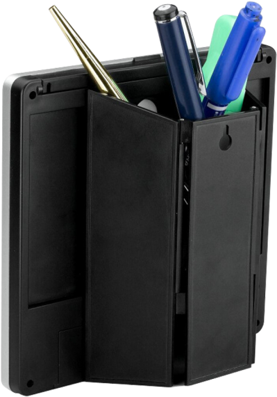 Photoframe & Clock Custom Desk Caddy - Gadget Clipart (650x650), Png Download