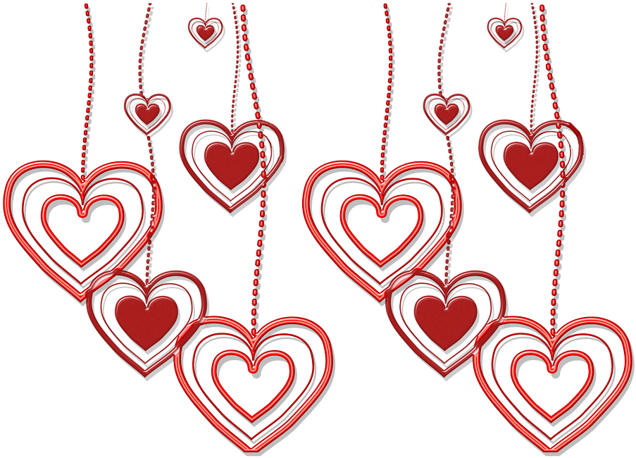 Corazón, Amor, Día De La Madre, Romance, Rojo, Suerte - Happy Monday Ladies Clipart (960x678), Png Download