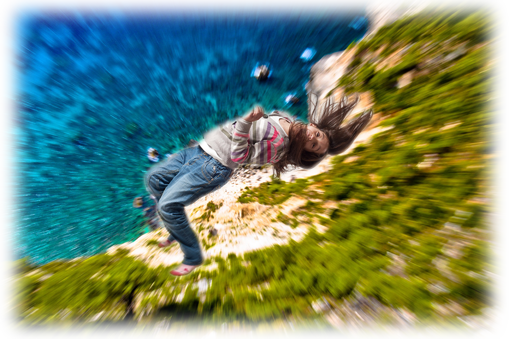 Falling - Dizziness Clipart (1000x666), Png Download