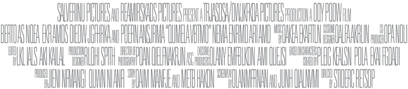 Movie Credits Png - Movie Credits Template Transparent Clipart (1600x575), Png Download