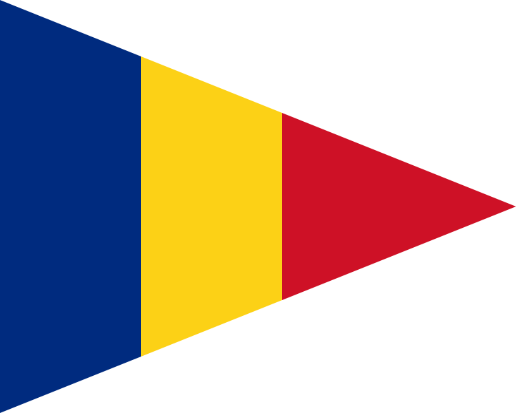 File Of Romanian - Romanian Flag Triangle Clipart (750x600), Png Download