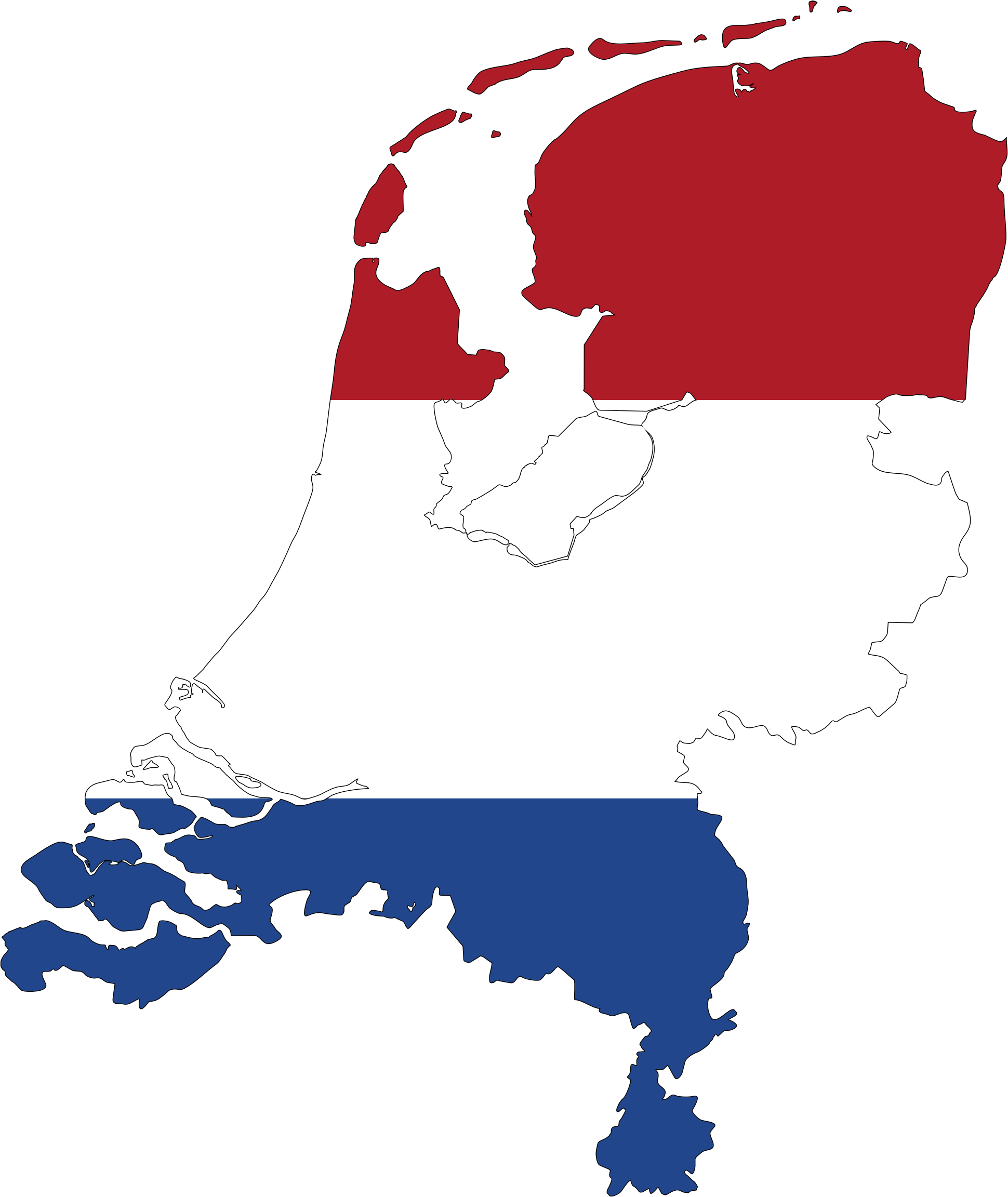 This Free Icons Png Design Of Netherlands Map Flag - Netherlands Flag Map Clipart (1940x2304), Png Download
