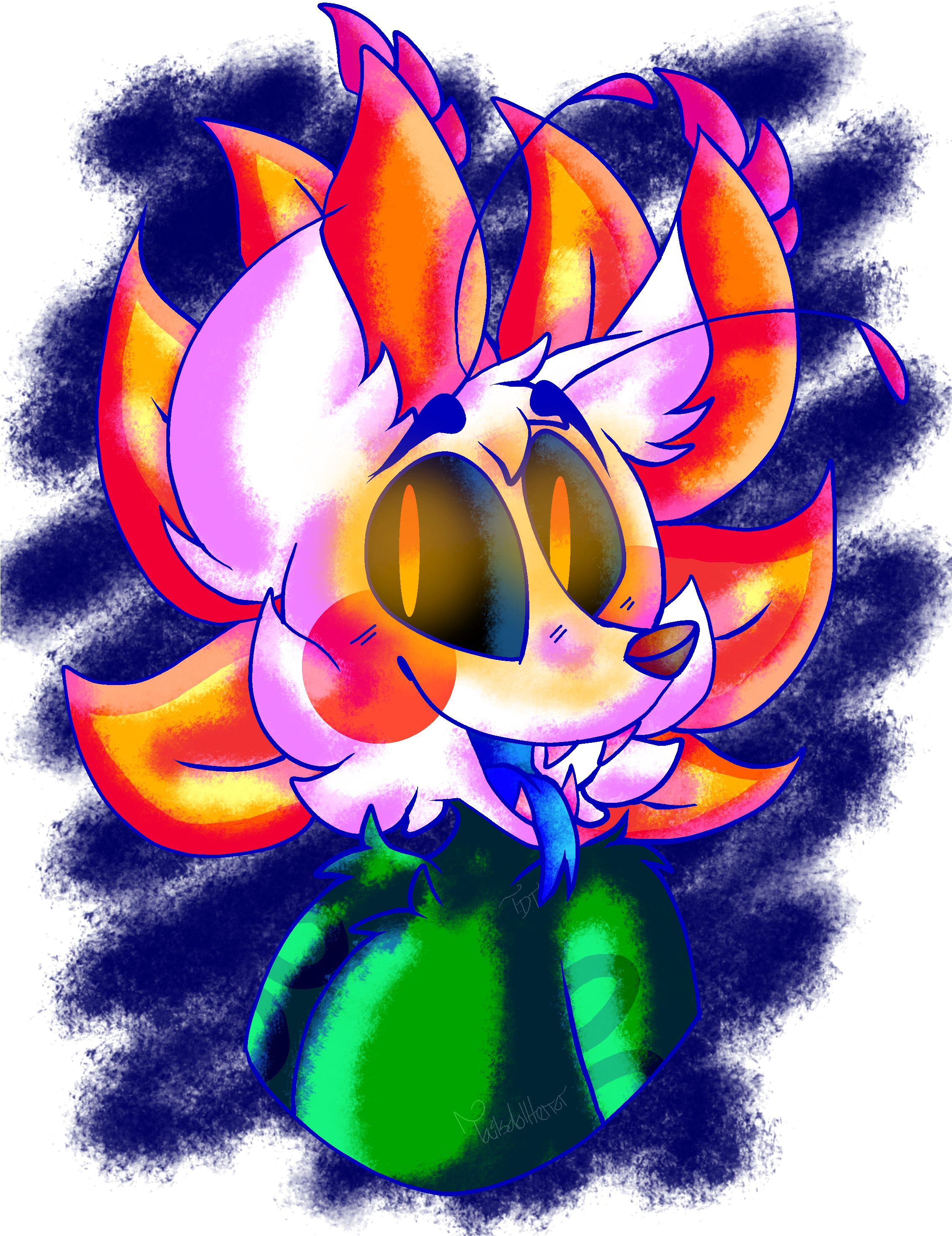 Glow Eyes - Illustration Clipart (2272x3032), Png Download